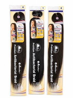 3 Pack 54” Pre-Stretched‎ Braiding Hair